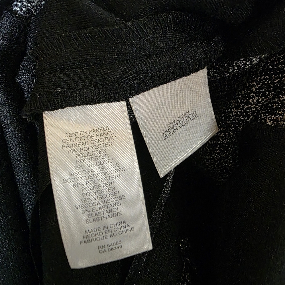 Anne Klein Womens Black Gray Tweed Dress Knee Length Business Casual Size 6 - Picture 7 of 7